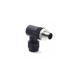 Connecteur mâle M12S, 8 pol., codage A IP67, 2A, non-blindé